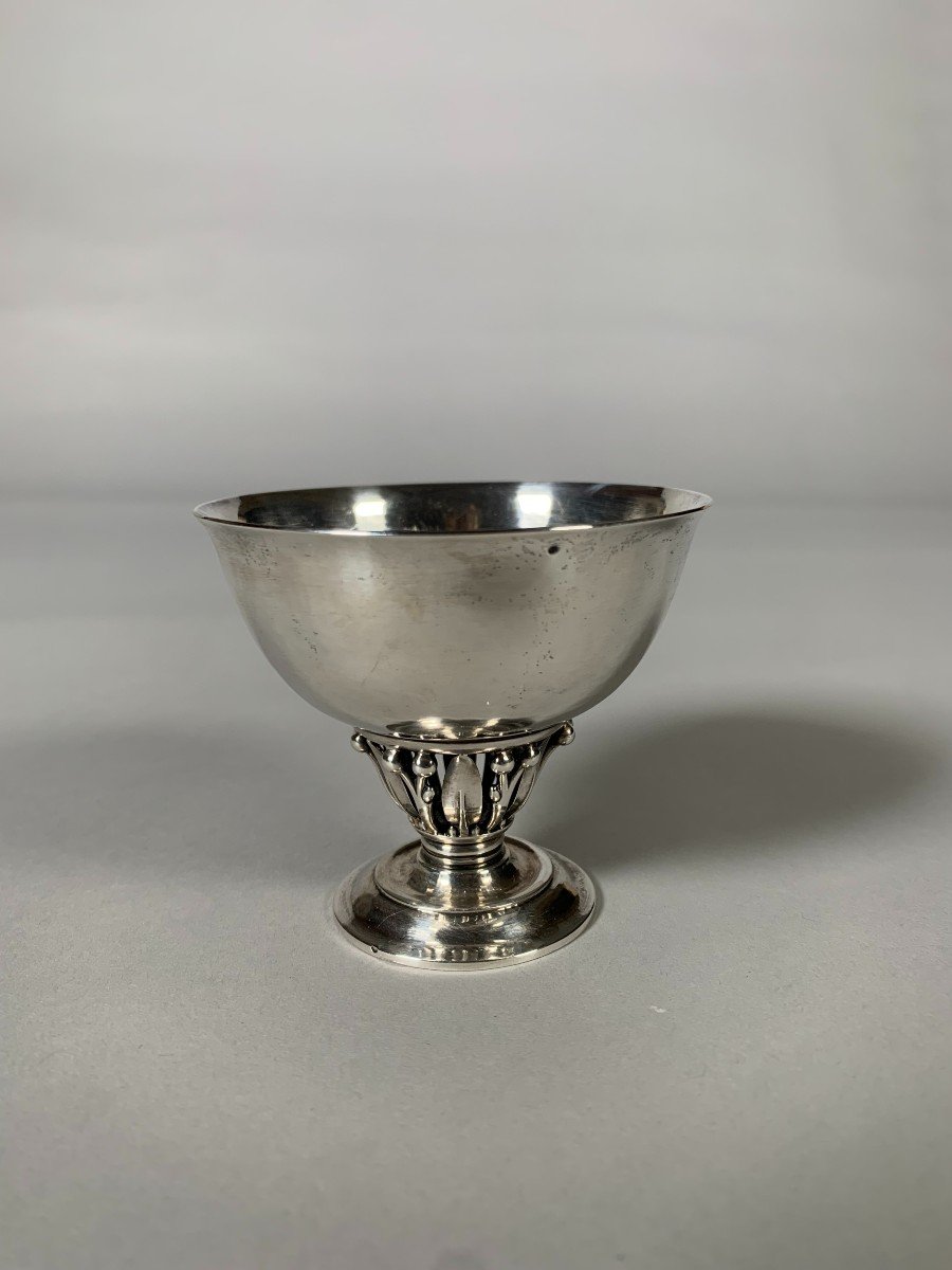 Georg Jensen (1866-1935) Coupe En Moderniste Argent  XXeme Siecle -photo-3