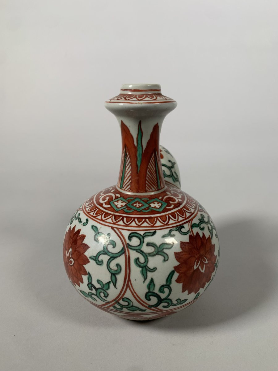 Kendi Base De Narguilé En Porcelaine Japon Ere Meiji Fin Du XIXeme Siecle-photo-4