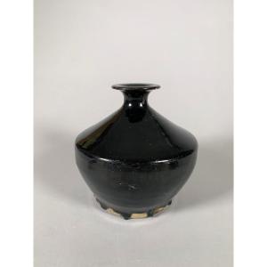 Black Glaze Stoneware Vase Mirror China Song Dynasty