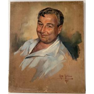 Peinture à l'Huile Sur Toile Signée Max Leon Moreau (1902-1992) 