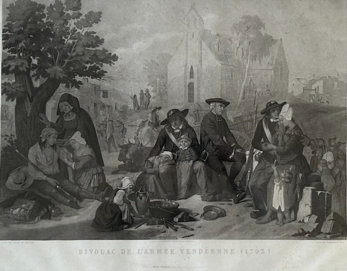 2 Engravings Of The Wars Of The Vendée 