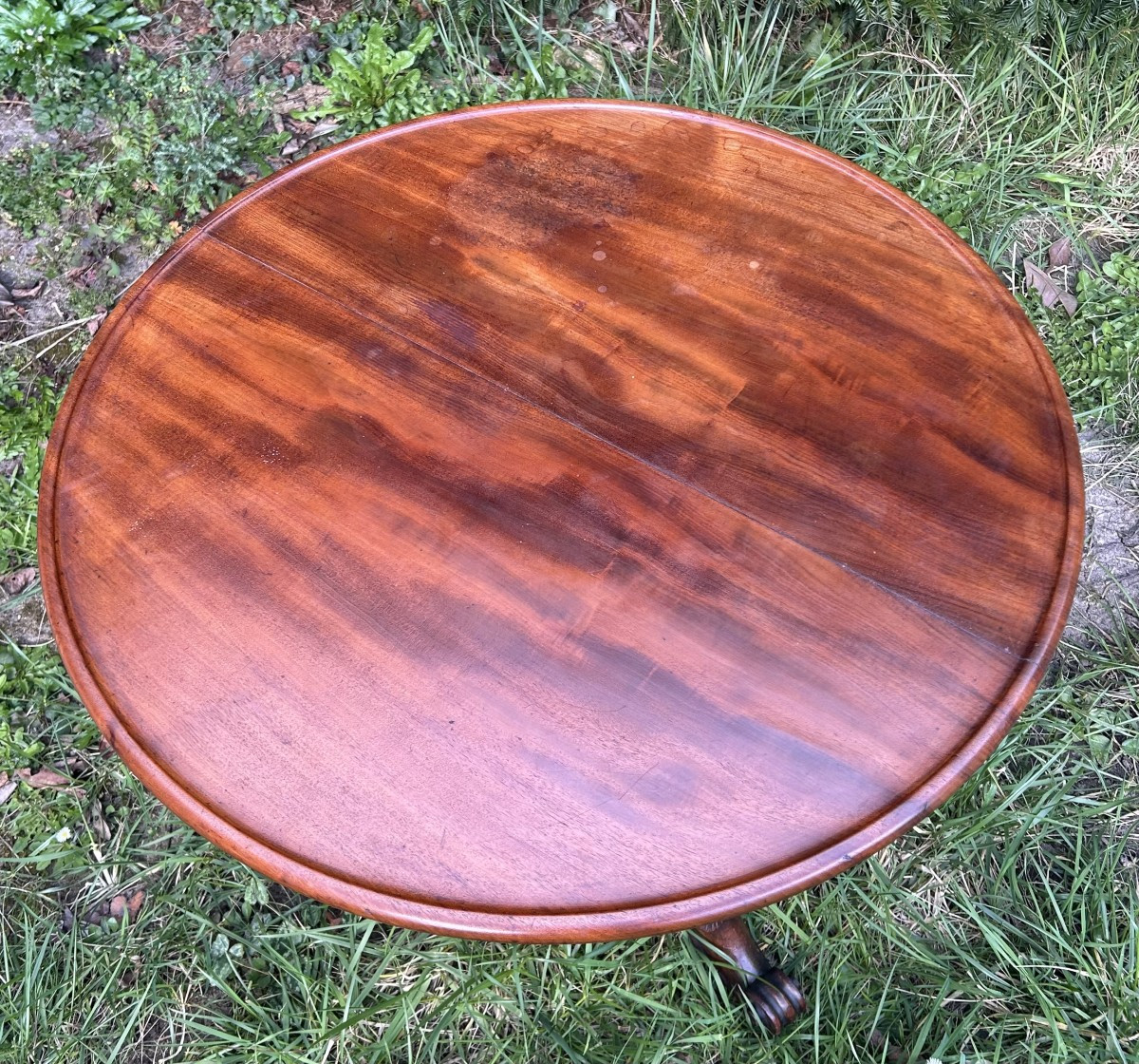 Napoleon III Period Mahogany Pedestal Table