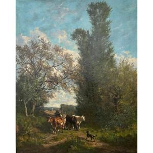 Le Troupeau De Vache 1879 