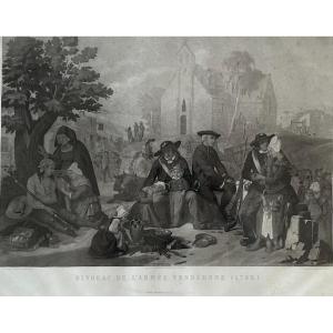 2 Engravings Of The Wars Of The Vendée 