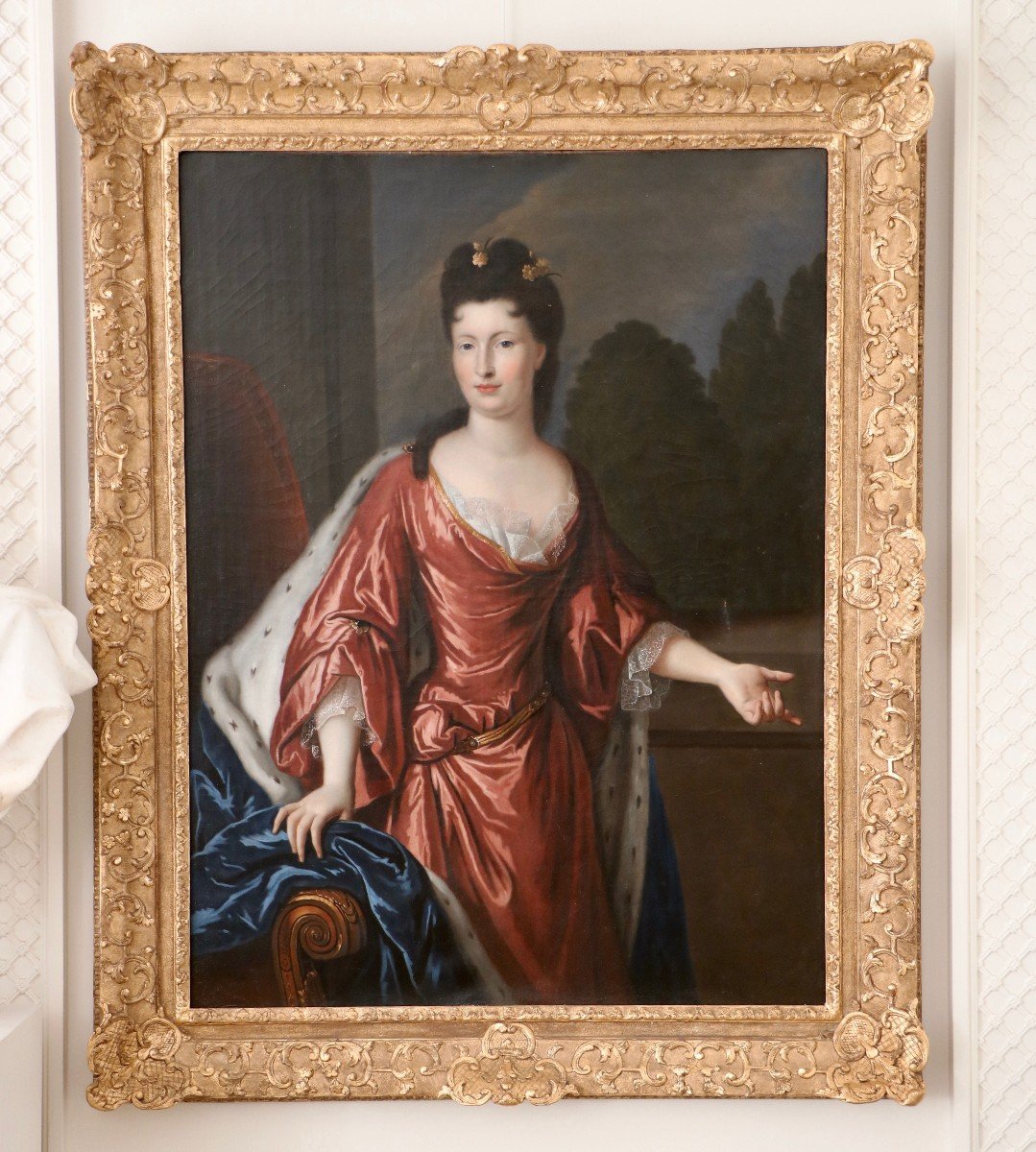 Paire De Portraits d'Anne-Marie Beuzelin De Bosmelet Et Sa Mère Renée Bouthillier De Chavigny