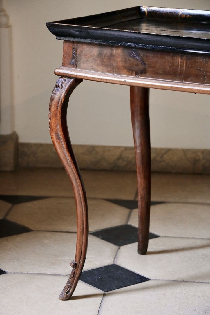 Cabaret Table In Martin Varnish And Walnut-photo-1