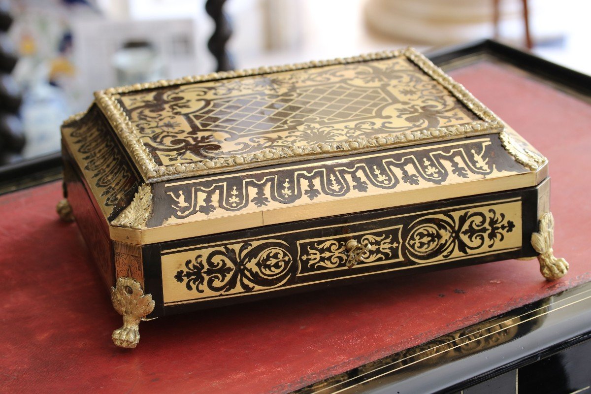 Doucine Box In Boulle Marquetry