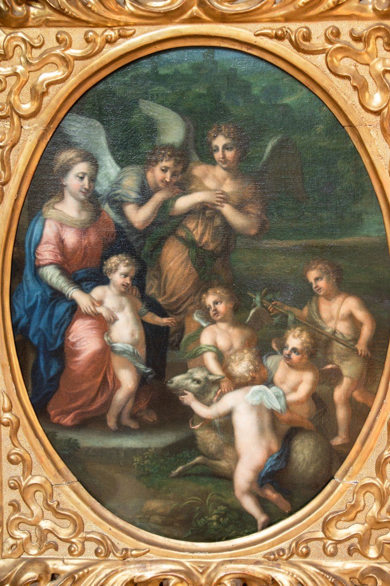 Vierge à L’enfant Avec Saint Jean-baptiste -photo-2