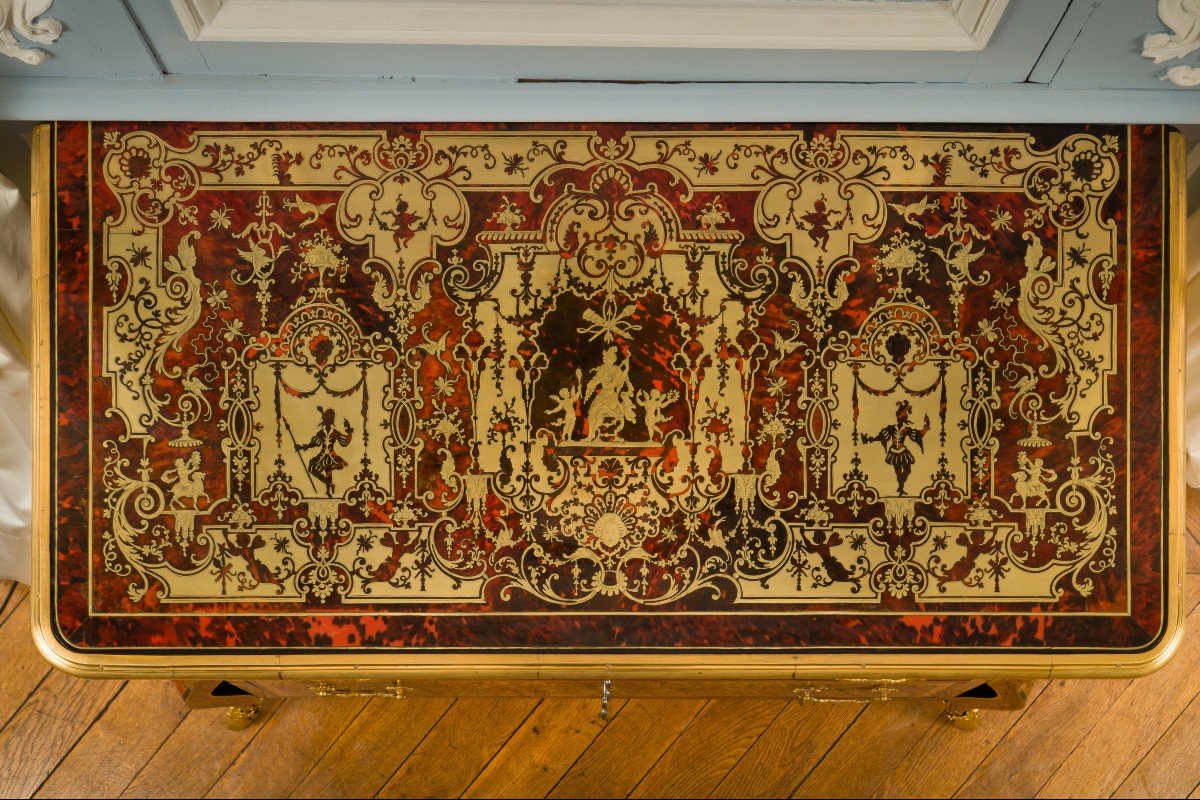 Mazarine Chest Of Drawers Attributed To Nicolas Sageot-photo-2