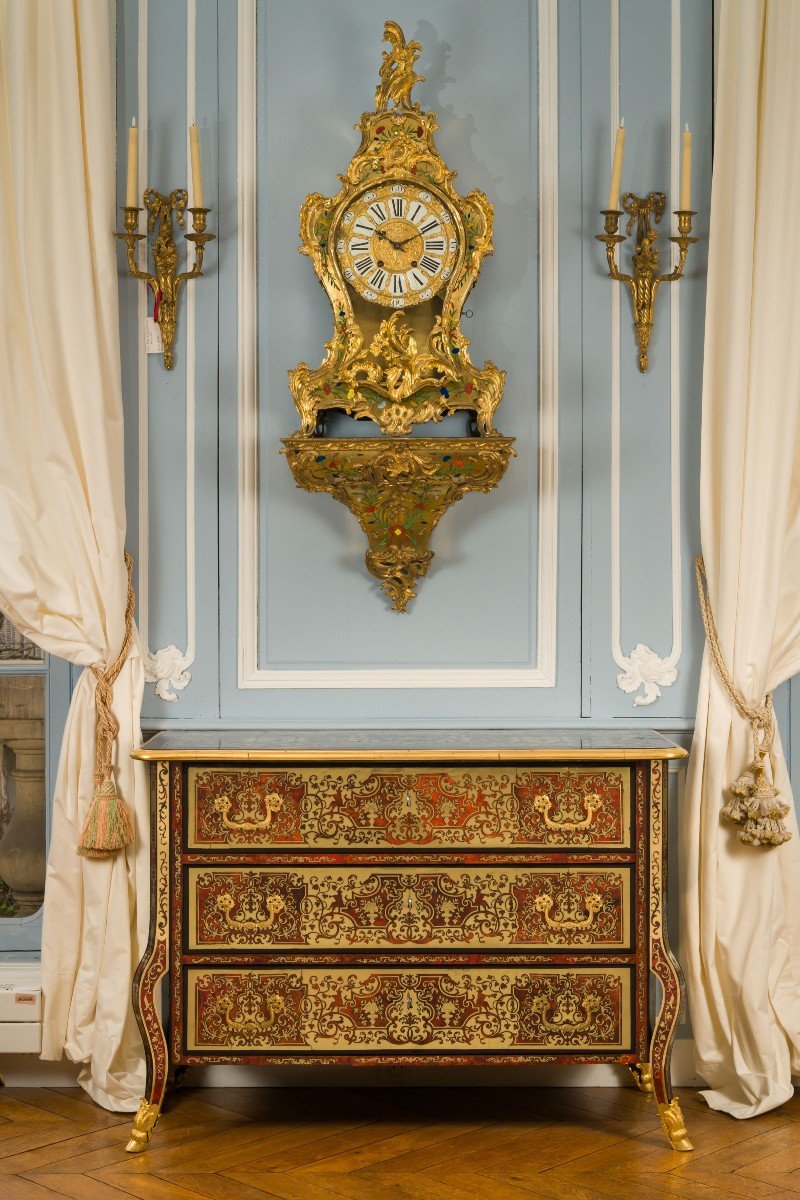 Commode Louis XIV Mazarine Attribuée à Nicolas Sageot