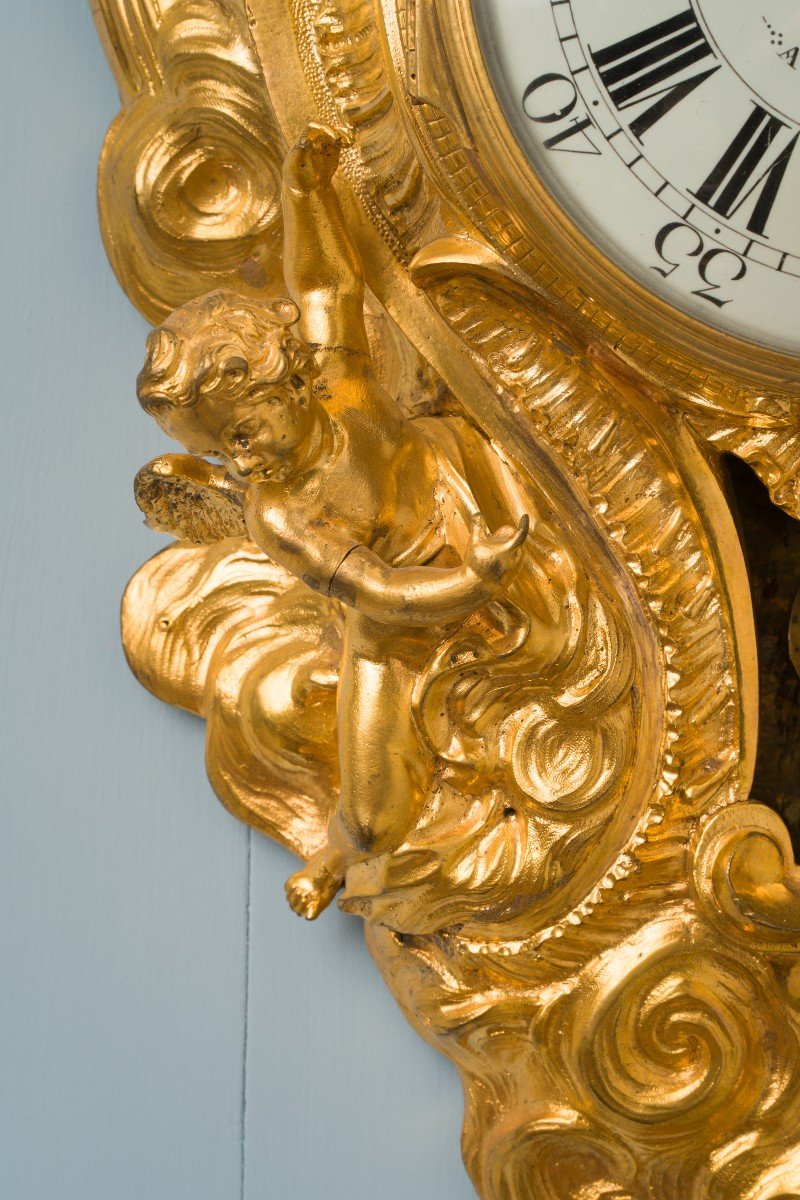 Louis XV Period Gilt And Chiseled Bronze Wall Light-photo-3