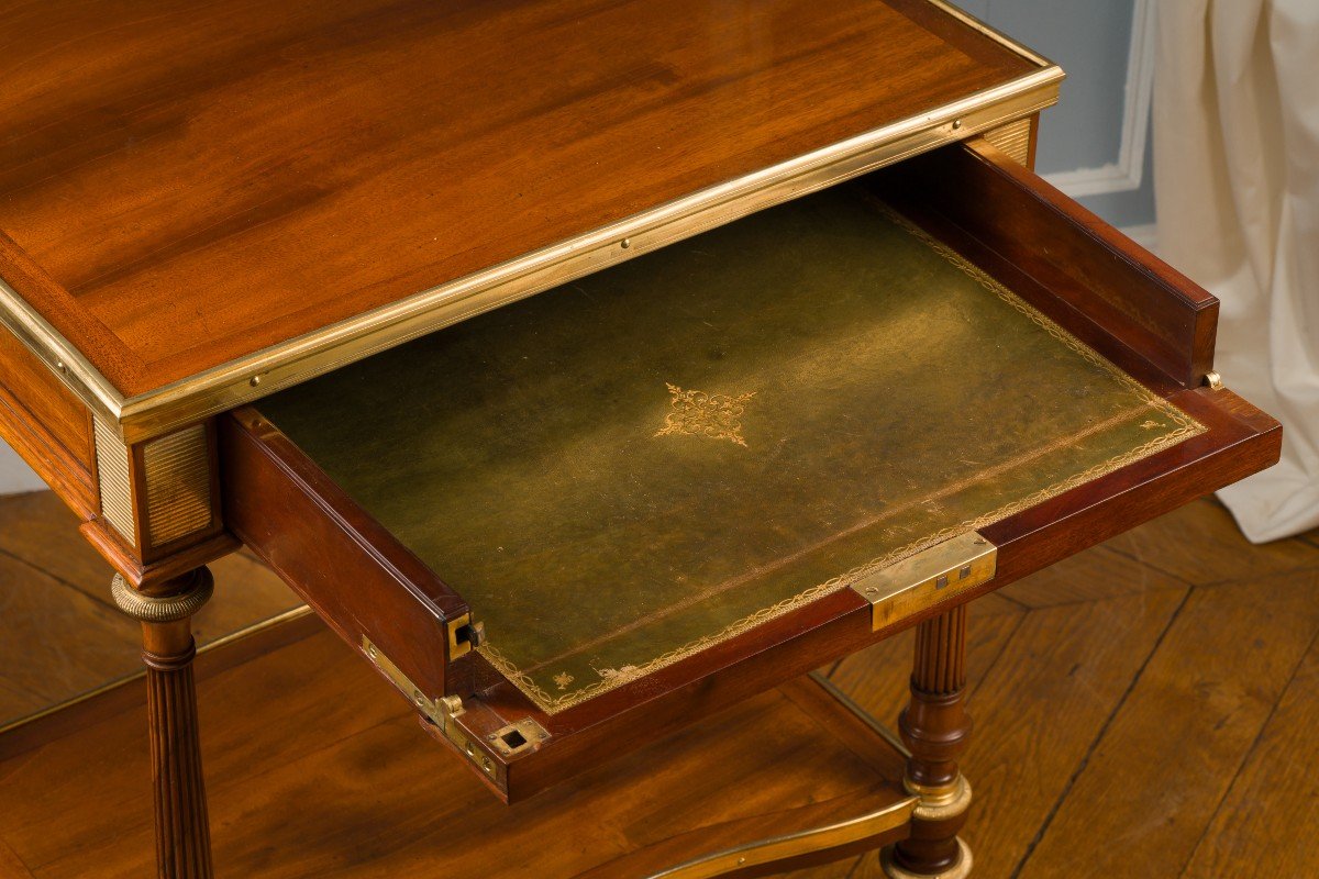 Writing Table, Louis XVI Period, Weisweiler Model-photo-3