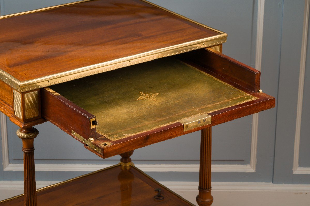 Writing Table, Louis XVI Period, Weisweiler Model-photo-4