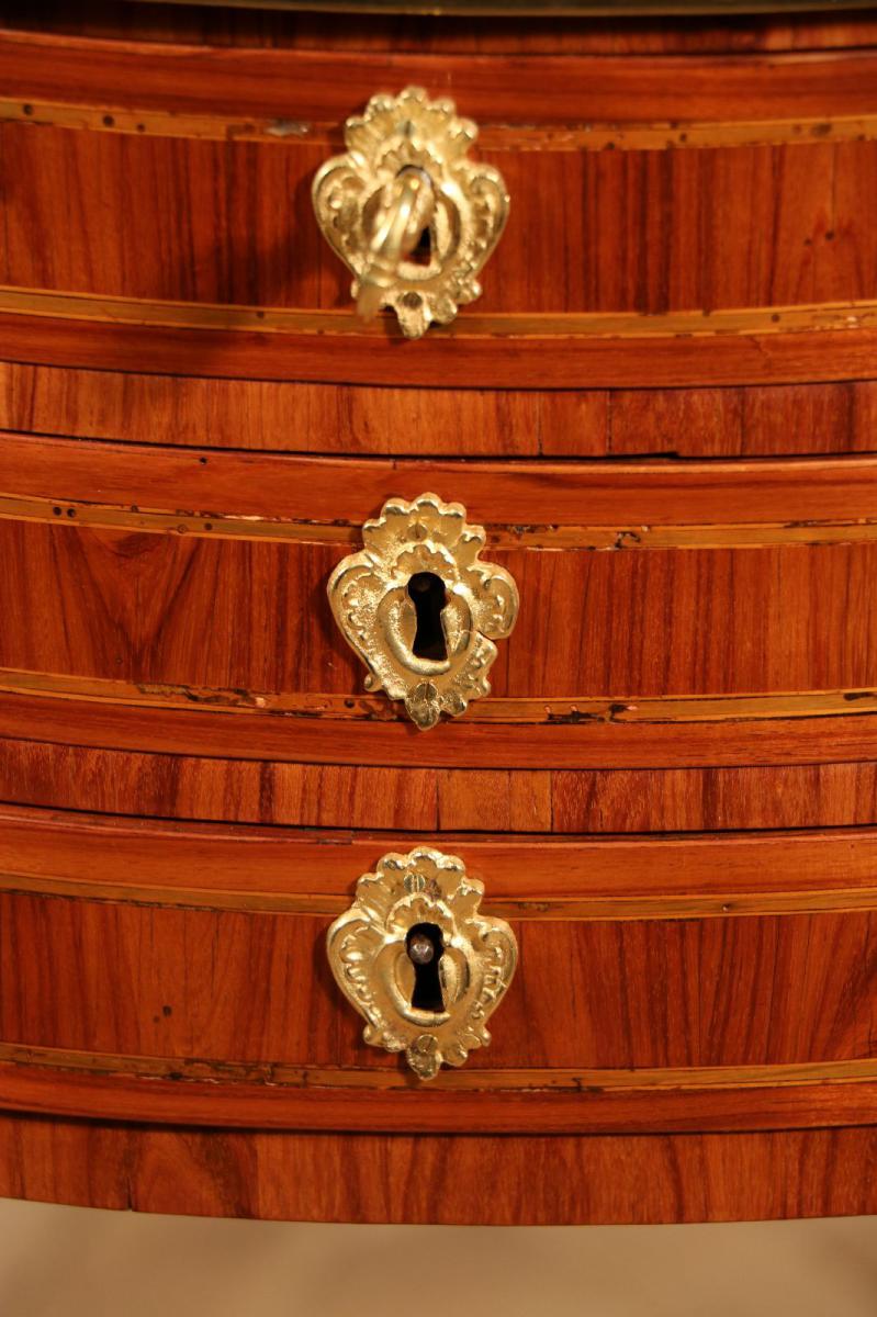 Oval Room Table, End Of The Louis XV-photo-2