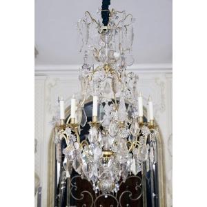 Nine-light Cage Chandelier