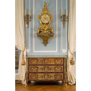 Commode Louis XIV Mazarine Attribuée à Nicolas Sageot