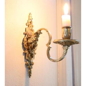 Louis XIV Period Gilt Bronze Wall Light