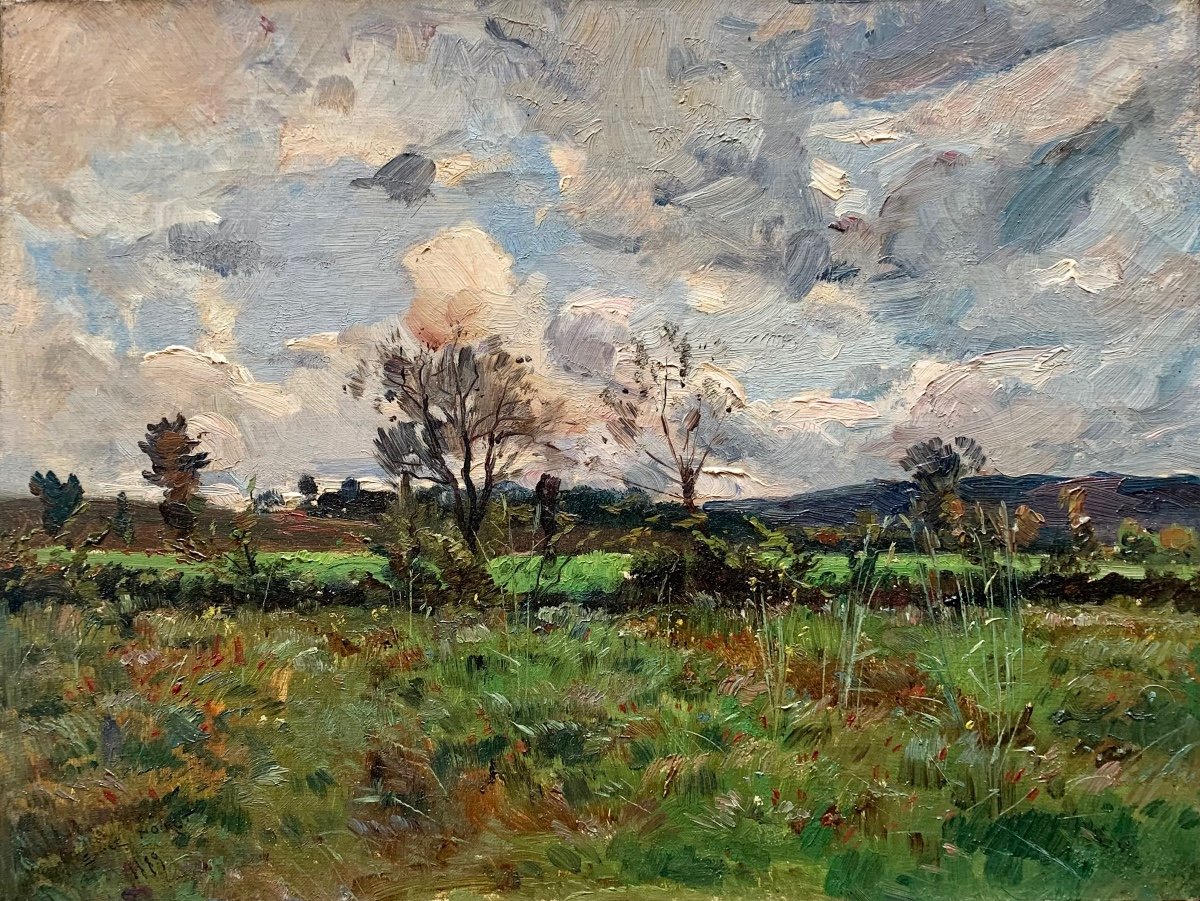 Huile Sur Toile, Signée en bas à gauche, Émile Noirot Et Datée 1889