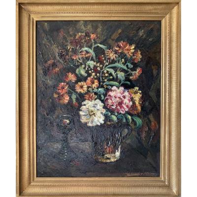 DUMONT Pierre (1884-1936) - Bouquet de fleurs