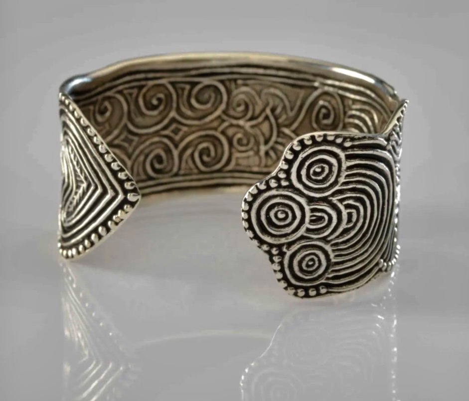 Bracelet Argent Signé Toulloat-photo-3