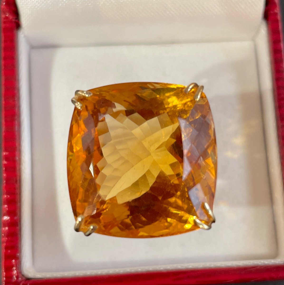 Bague Or 18ct Citrine-photo-2