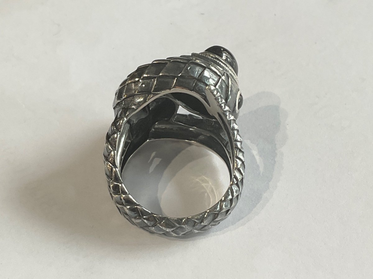 Bague Argent Onyx-photo-1