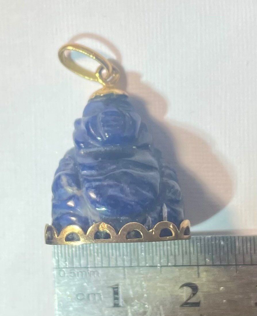 Pendentif Or Lapis Lazuli-photo-2