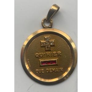 Médaille Or ,6,1 grammes 