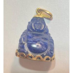 Lapis Lazuli Gold Pendant