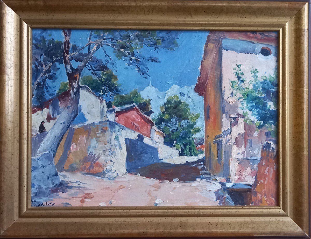 Village En Provence, Joseph Milon, école Provençale. -photo-4