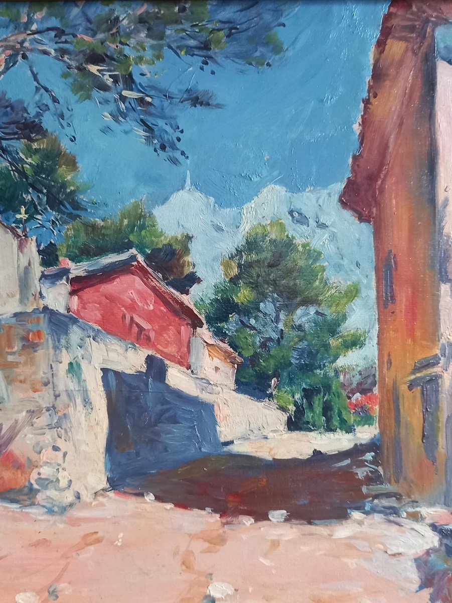 Village En Provence, Joseph Milon, école Provençale. -photo-4