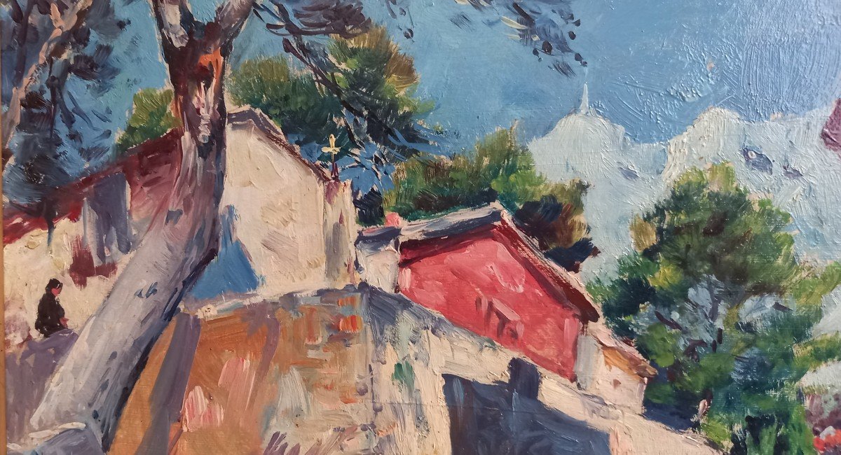 Village En Provence, Joseph Milon, école Provençale. -photo-8