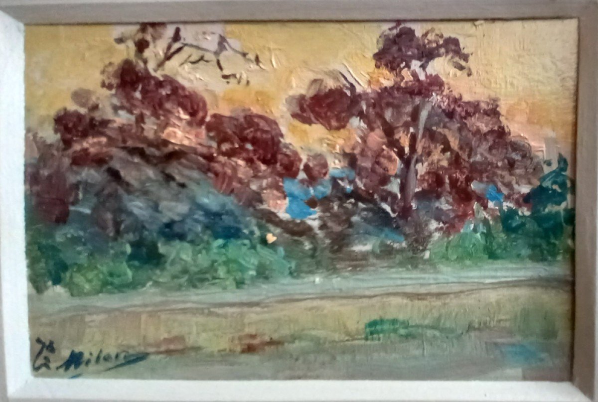 Paysage 1932, Joseph Milon, école Provençale.