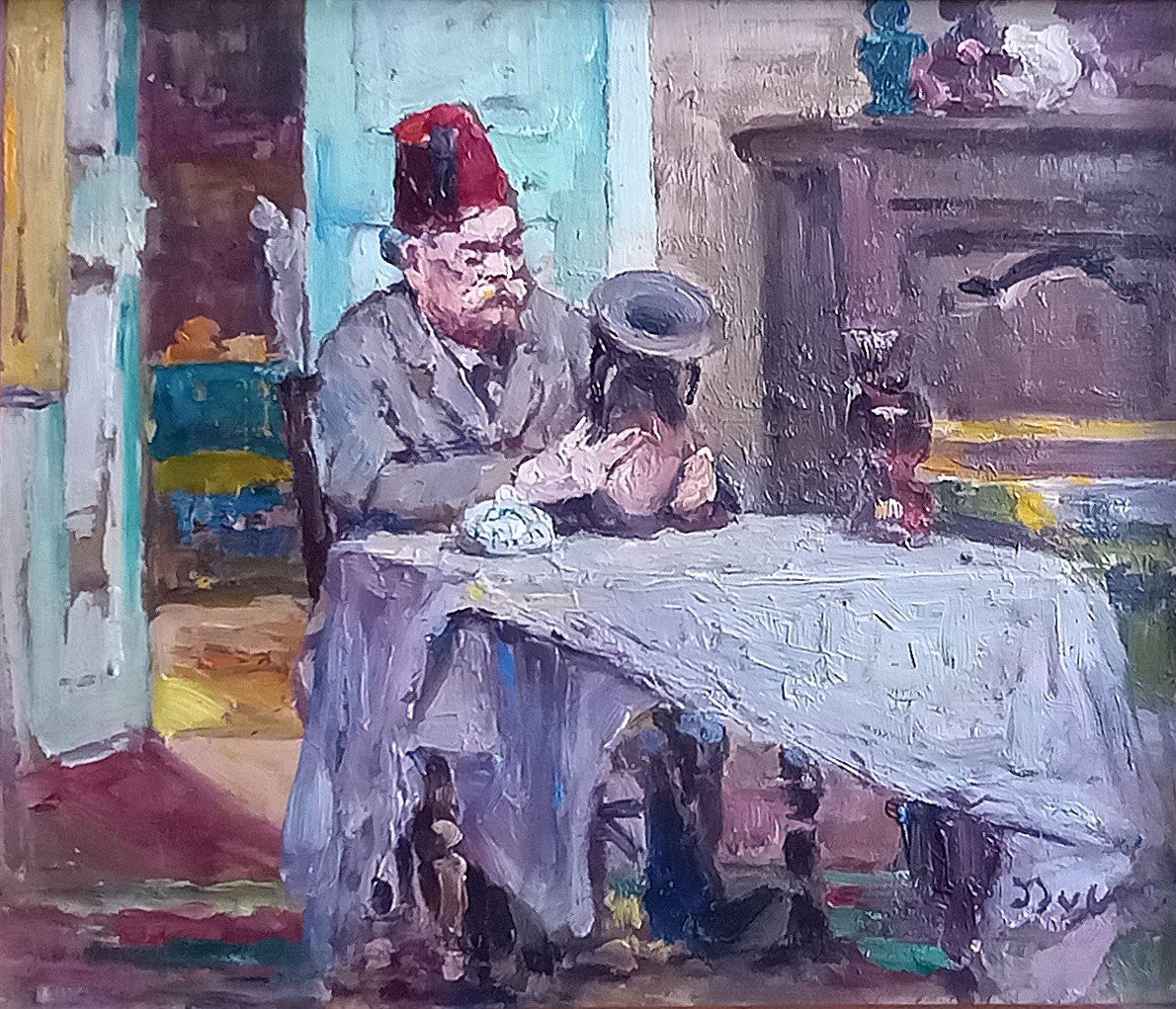 "the Collector" Edouard Ducros. Provençal School.