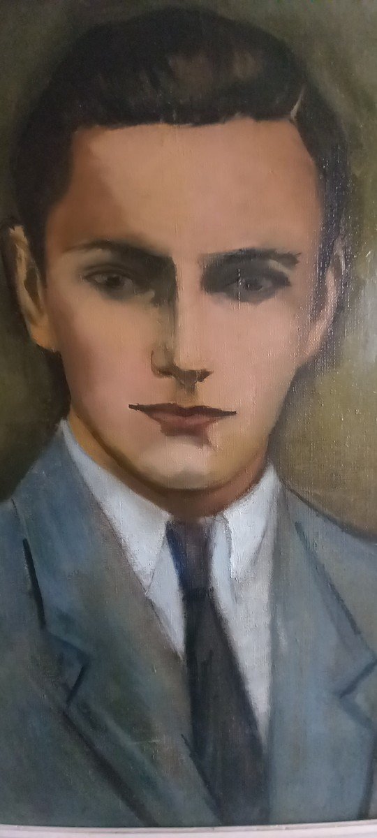 Portrait Of A Young Man. José Palmeiro. Paris School. -photo-4