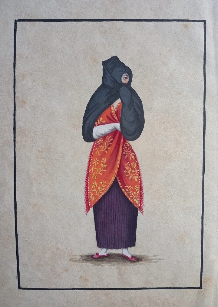 Album "six Tapadas". Francisco Javier Cortés (attributed). Lima, Peru Circa 1827.-photo-2