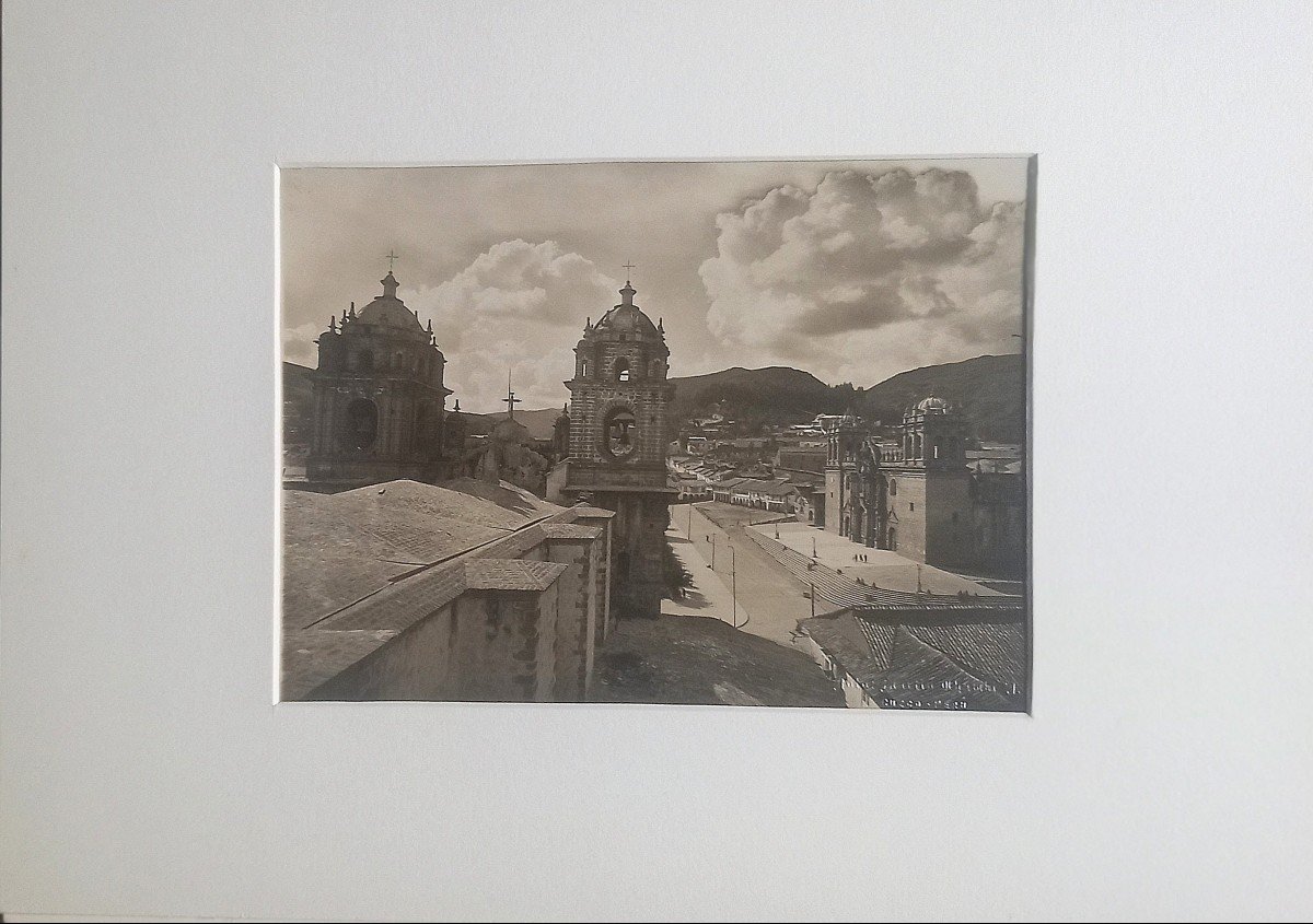 La catedral et le quartier de San Cristobal , Cusco. Martín Chambi.  Pérou. -photo-4