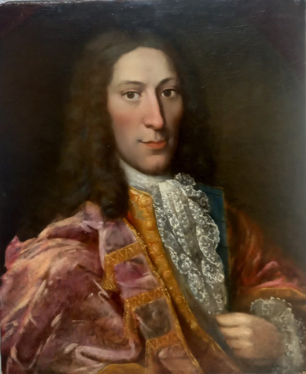 Portrait d'un noble d'époque Louis XIV. -photo-4