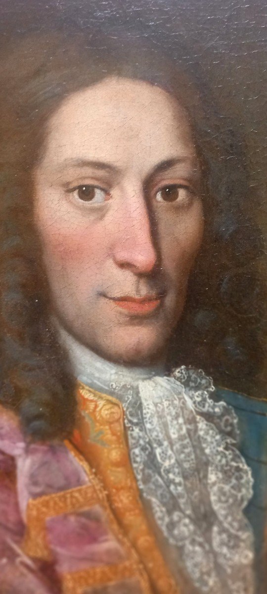 Portrait Of A Young Man From The Louis XIV Period. 18th Century.-photo-7