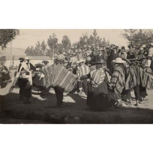 Danse Indigène.  Martín Chambi.  Cusco. Pérou 