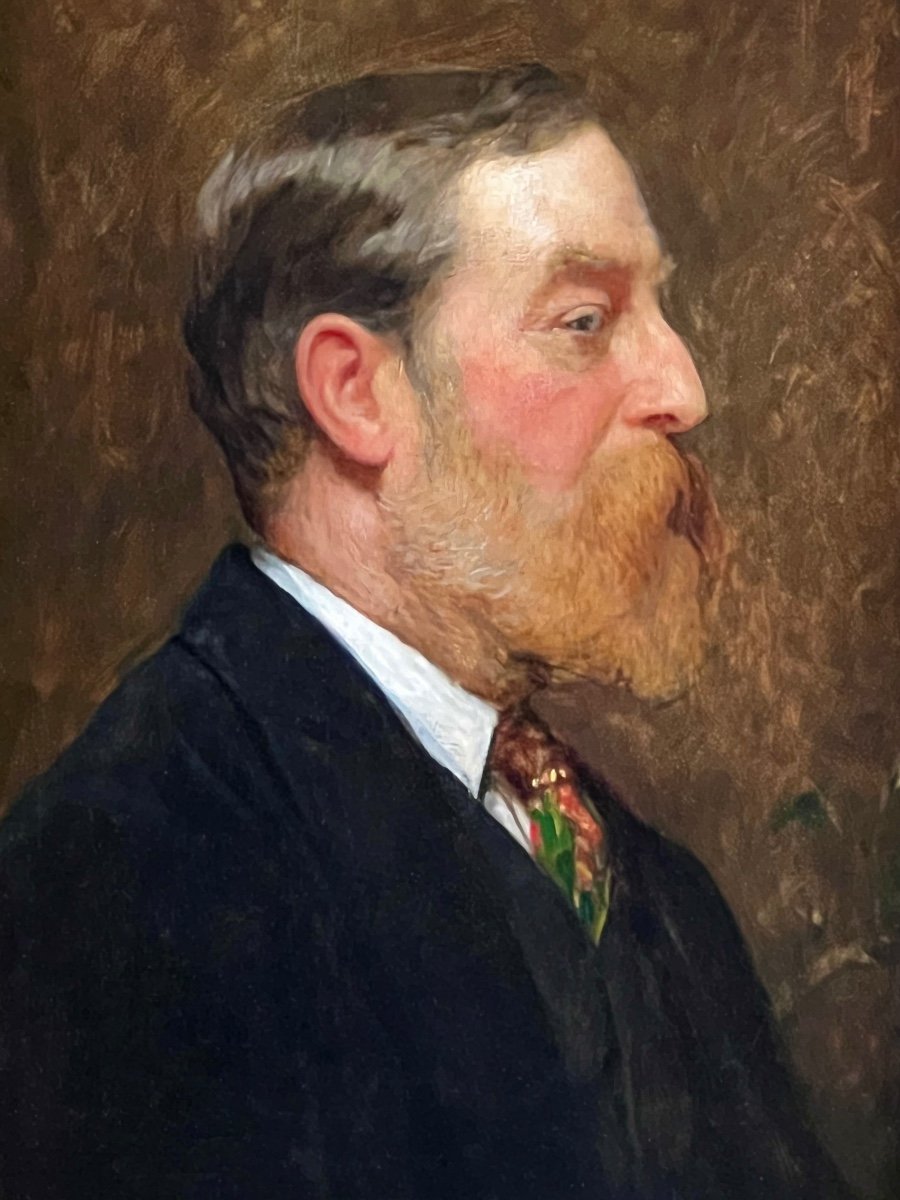 Portrait Of Henry Edmund Cotman - By Frederick George Cotman (1850-1920)-photo-2