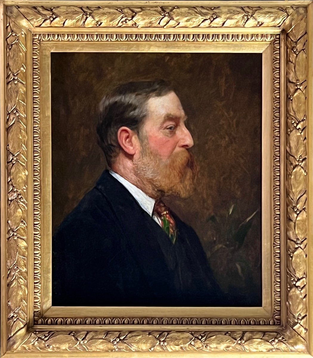 Portrait Of Henry Edmund Cotman - By Frederick George Cotman (1850-1920)