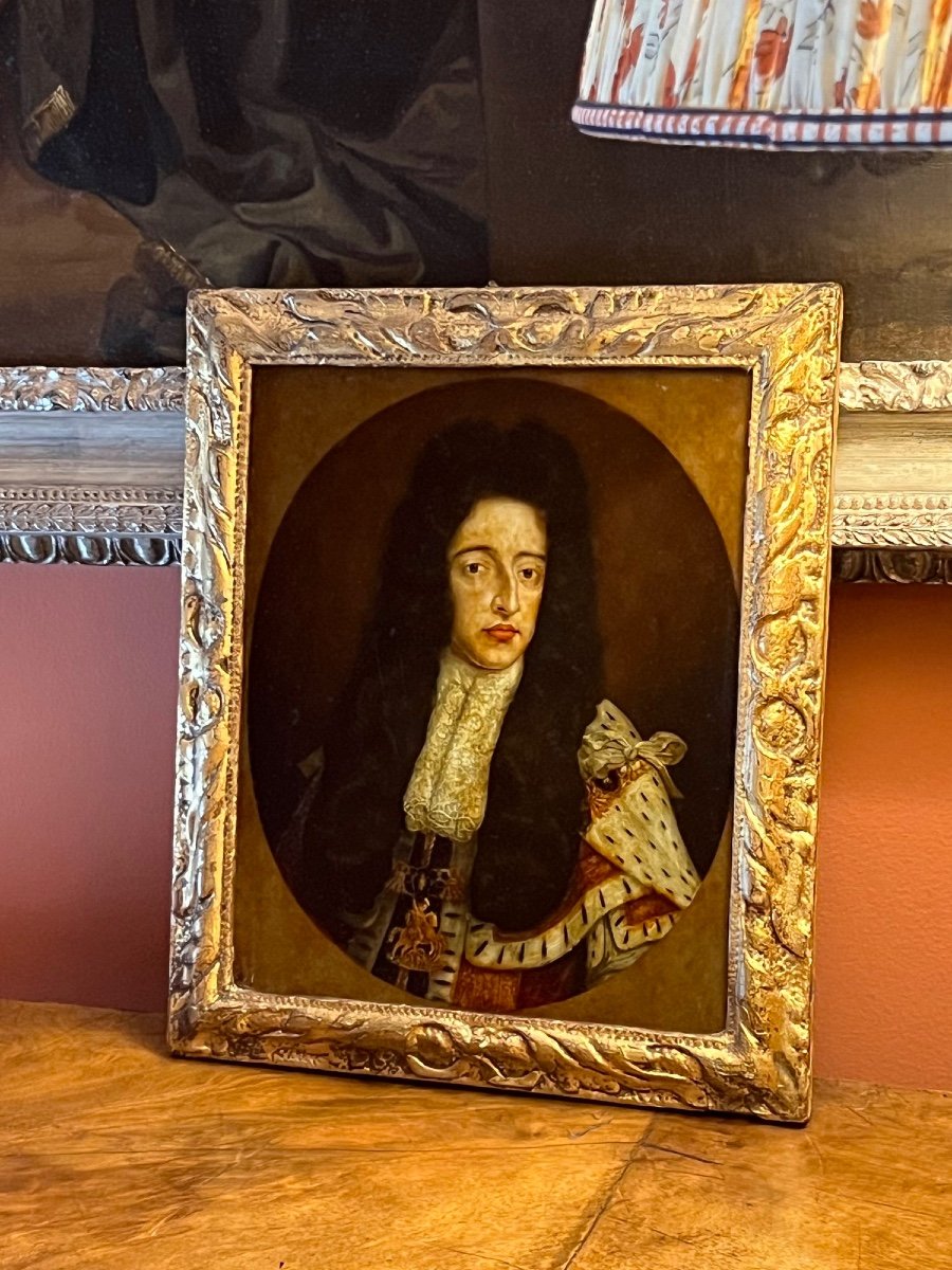 Le Roi Guillaume III - Par William Faitholm Jnr d'Après Sir Godfrey Kneller.-photo-1