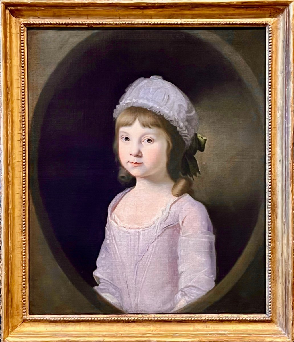 A Pair Of 18th Century English School Portraits Of Children-photo-3