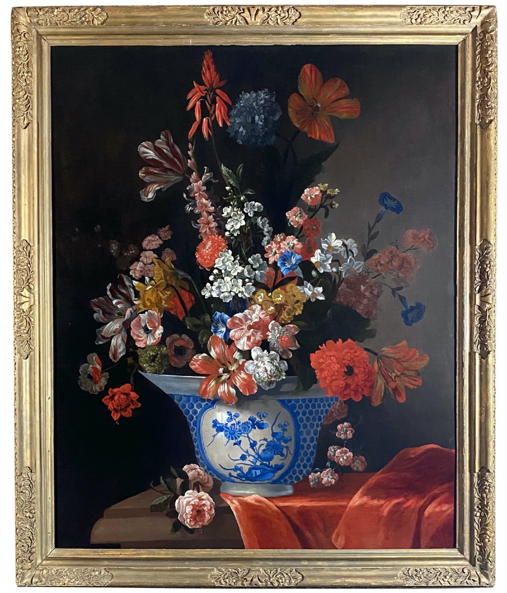 18th Century Dutch Floral Still Life - Attributed To Pieter Casteels III (1684-1749)