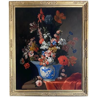 18th Century Dutch Floral Still Life - Attributed To Pieter Casteels III (1684-1749)