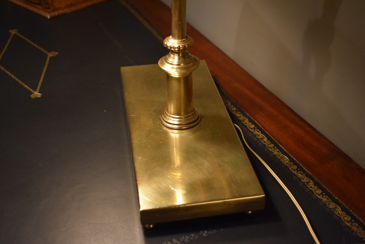 1930 Brass Desk Lamp-photo-4