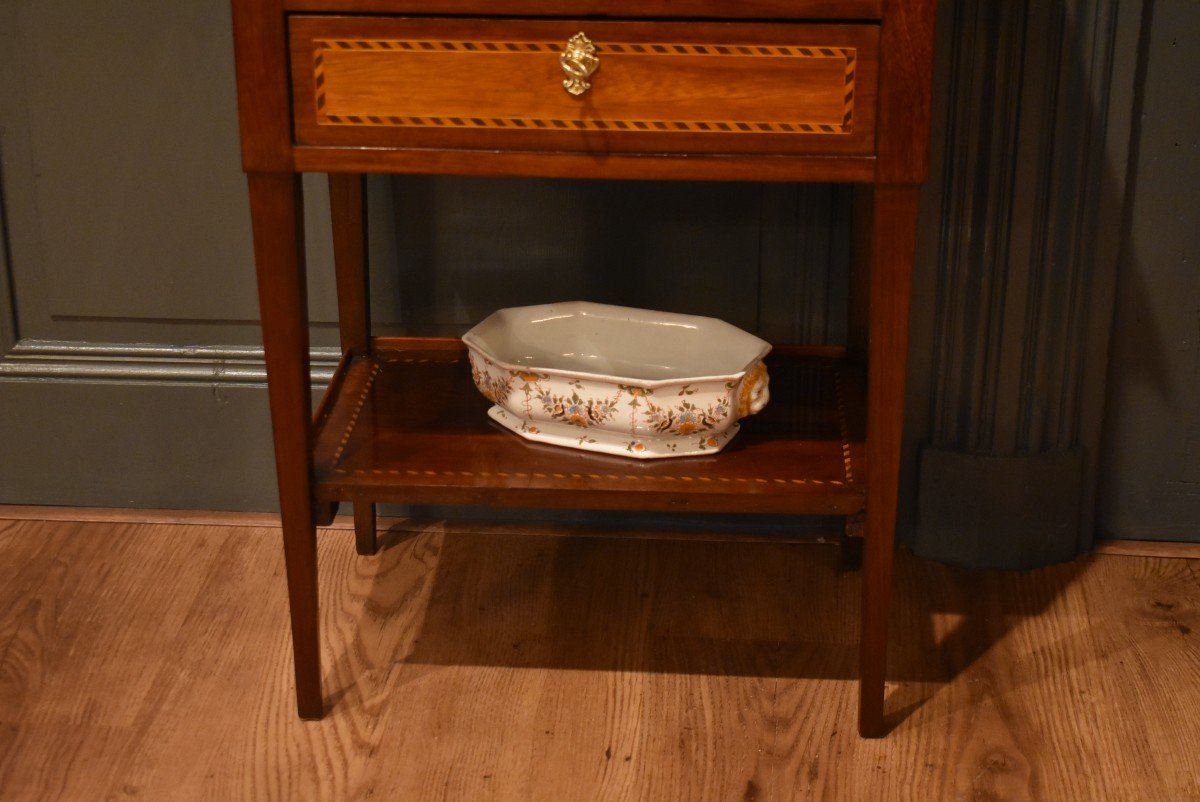 Chiffonniere Table In Marquetry-photo-3