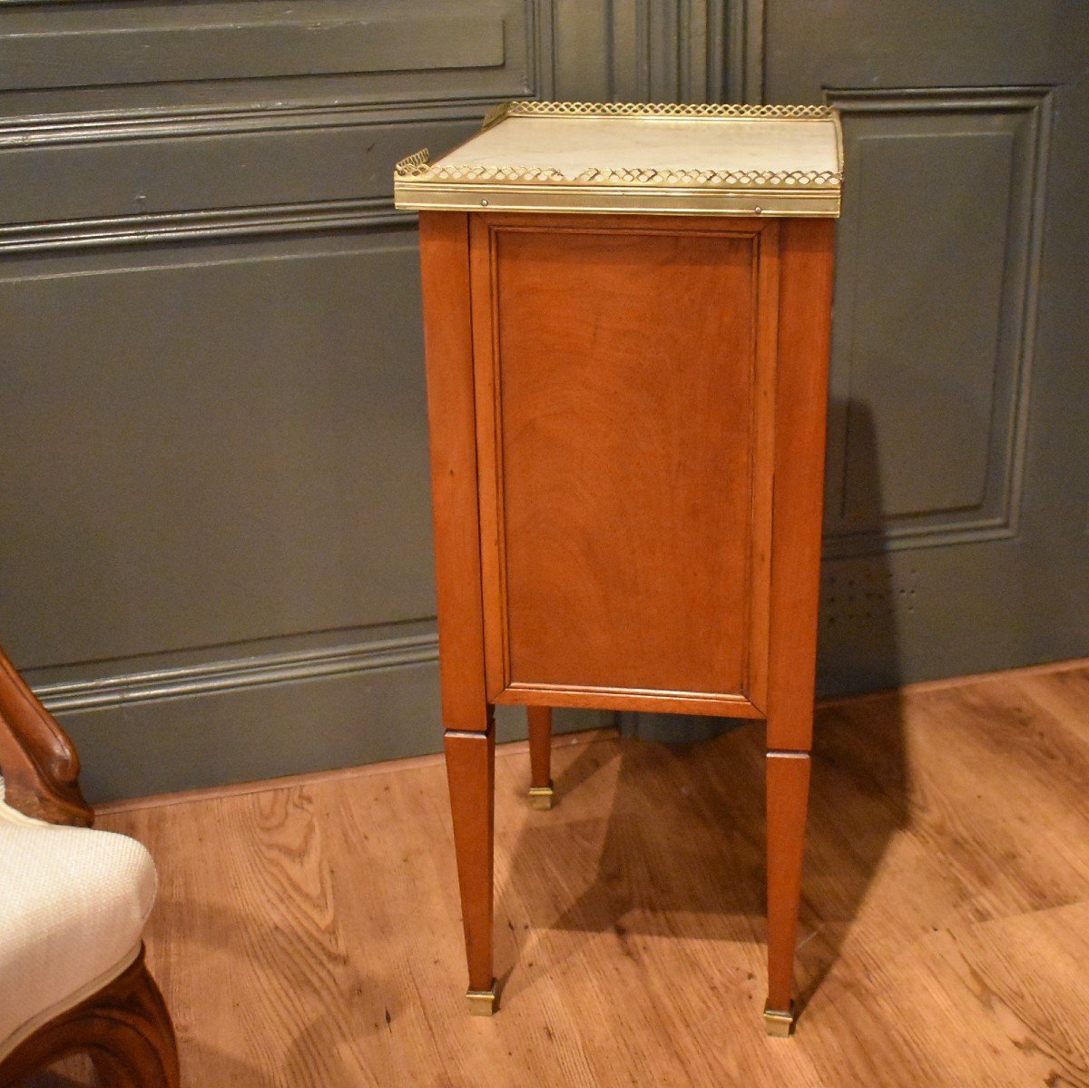 Bedside Louis XVI Style Mahogany-photo-5