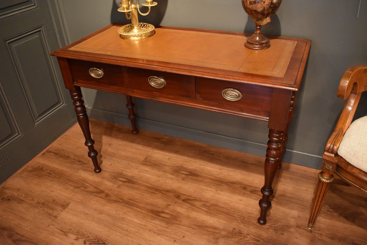 Mahogany Writing Table-photo-4